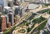 The proposed East Bank section of Stratford Waterfront, masterplanned by Allies & Morrison