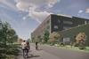 Looking north along access road  Feilden Clegg Bradley Studios architects, courtesy of NHM