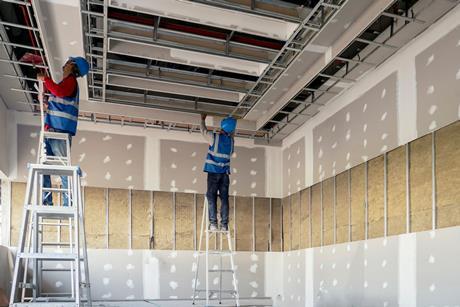 office insulation installation shutterstock